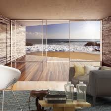 Vlies Tapete Top Fototapete Wandbilder Xxl 400x280 Cm Abstrakt Fenster Meer Natur C B 0058 A B Fototapete Wandtapete Tapeten