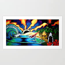 Little Beach, Maui" Art Print by Desiree Dancer