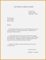 Format of application letter to principal. Request Letter Format For School Application Sample Employment Business Debbycarreau