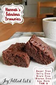You definitely do not have to give up desserts on a keto diet. Hannah S Fabulous Brownies Low Carb Sugar Free Gluten Free Dairy Free Thm S Via Joyfilledeat Low Carb Brownies Low Carb Brownie Recipe Low Carb Desserts