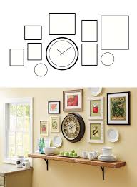 Better Homes Gardens 20 Silhouette Wall Clock Walmart Com Wall Decor Living Room Living Room Clocks Gallery Wall