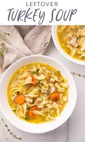 Turkey Noodle Soup Recipe Recipe Turkey Soup Recipe Leftover Turkey Soup Turkey Soup