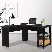 Need a cheap desk for your workspace? Artiss Ronald Black L Shaped Corner Office Computer Desk Bunnings Australia