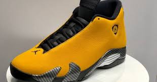 Black And Yellow Jordans 12 Release Date Air Jordan 14 Reverse Ferrari University Gold Black University Red Bq3685 706 Release Date Sbd Air Jordans Retro Air Jordans Jordan Shoes Girls