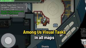 Among Us Visual Tasks List The Skeld Polus Mira Hq Maps