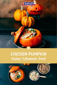 Chicken Pumpkin Happy Bowl Bofrost Rezepte Rezept Rezepte Einfache Gerichte Halloween Essen