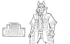 Printable fortnite coloring pages outline battle royale master. Coloring Pages Fortnite Drift Coloring And Drawing