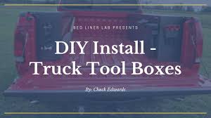 It is a single steel boxes are very good at this job. Installing A Truck Tool Box In 4 Simple Steps Diy Install
