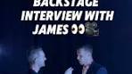 We caught up with James before he rocked the stage at ...