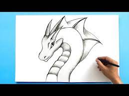 How to draw a dragon for kids, step by step, drawing guide, by dawn march 2021 i hope you enjoyed the video version of this simple tutorial on how to draw a dragon for kids. Easy Dragon Drawing How To Draw A Dragon Step By Step Easy Pencil Sketch How To Draw A Dragon à¸‚ à¸²à¸§à¸­ à¸•à¸ªà¸²à¸«à¸à¸£à¸£à¸¡à¹€à¸„à¸£ à¸­à¸‡à¸«à¸™ à¸‡