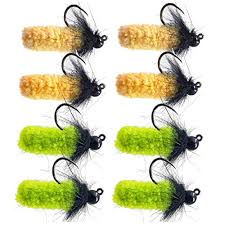 Amazon Com The Fly Crate Tungsten Bead Barbless Mop Jig