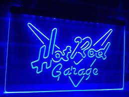 Hot Rod Garage Car Display Led Neon Light Sign Home Decor Crafts Leuchtschild Hot Rod Led