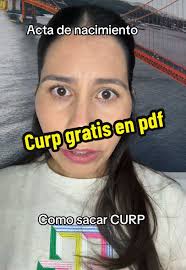 Cómo sacar CURP gratis