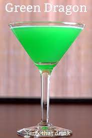 Green Dragon Drink Recipe Green Dragon Drink Recipe Creme De Menthe Drinks Green Alcoholic Drinks