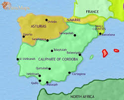 Large detailed map of spain and portugal with cities and towns. Map Of Spain And Portugal At 979ad Timemaps