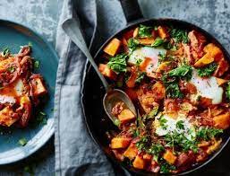Joe Wicks Sweet Potato Shakshuka Recipe Shakshuka Recipes Bodycoach Recipes Evening Meals