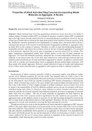 View the profiles of people named adesina odunola adeyemi. Properties Of Alkali Activated Slag Concrete Incorporating Waste Materials As Aggregate A Review Scientific Net