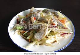 Some of this article's listed sources may not be reliable. Thai Green Papaya Salad With Raw Shrimps Or Som Tam Thai Gung Canstock