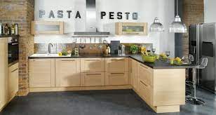 cuisine bois meuble cuisine cuisine blanche et bois