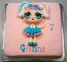 Today we are unboxing the lol surprise present surprise cake package sent to us from mga, thank you! Lol Surprise Unicorn Doll Birthday Cake 2 Layer 12 Square Doll Birthday Cake Lol Doll Cake Birthday Cake Kids