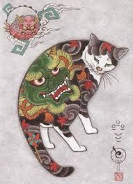 Cat Tattoos Tattoo D Cats And Tattoo D Cats Giving Other Cats Tattoos Dangerous Minds Cat Tattoo Japanese Tattoo Japanese Cat