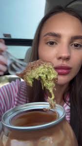 Delicious Dubai Chocolate Eating Video by Maria Vehra