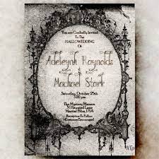 Free Psd Ai Format Download Free Premium Templates Halloween Wedding Invitations Gothic Wedding Invitations Halloween Themed Wedding