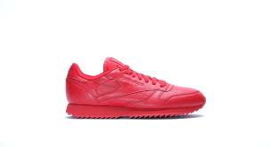 Cn3874 cl leather ripple m. Reebok Cl Leather Clip N Trim Scarlet Ar2349 Afew Store
