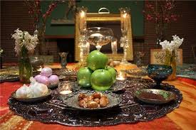 Haft Sin Table Nowruz Haft Seen Sin Table