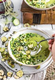 Vegan Cheesy Zucchini Soup Monkey And Me Kitchen Adventures Clean Eating Soup Recipes Zucchini Soup Recipes Vegan Soup Recipes