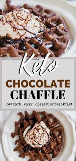 Keto Chocolate Chaffle Recipe Ketofocus Recipe Keto Dessert Easy Recipes Low Carb Breakfast Recipes