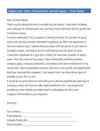 Job Inquiry Letter How To Write 10 Best Samples