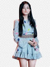 Jisoo also has been on the front page of fashion magazines like vogue and many othe Jisoo Blackpink Blue And White Dressed Woman Png Pngegg