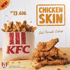 Chicken, lettuce, and mayonnaise on a bun. Kfc Indonesia S Fried Chicken Skin Fried Chicken Fried Chicken Skin Kfc
