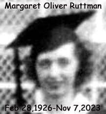 The Class of 1945 has lost a friend. Ruth Tucker Mager passed away