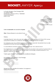 Renouvellement De La Periode D Essai Modele Exemple