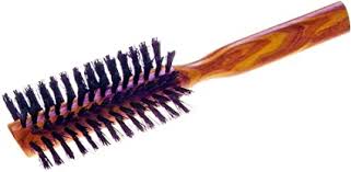 A wide variety of wooden handle round hair brushes options are available to you, such as plastic, wood, and metal. Amazon Com Wild Boar S Bristle Half Round Hair Brush With Waxed Olive Wood Handle 8 1 2 Inches Health Personal Care