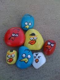 Tas Boyama 6 Boyali Kayalar Painting Sanat