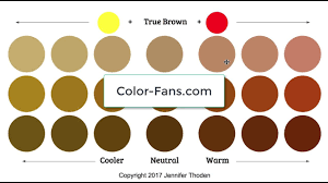 Color Theory Warm Brown Vs Cool Brown Warm And Cool Colors Color Theory Color Mixing