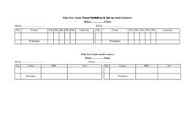We did not find results for: Buku Kas Umum Model Tabelaris Tpq