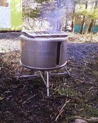 Stainless Steel Garden Incinerator Patio Heater From Recycled Scrap Patio Heater Outdoor Fire Pit Barbeque Design