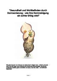 Heilfasten als darmreinigung kann mit anderen formen der darmreinigung problemlos kombiniert werden. Word Pro Darm Report Darmsanierung Durch Darmreinigung