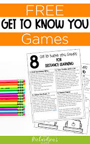 Tell them that the yacht 8 Get To Know You Games For Distance Learning Mrs Richardson S Class Get To Know You Activities Distance Learning Getting To Know You