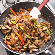Beef Stir Fry With Bell Peppers And Black Pepper Sauce Cook S Illustrated Recipe Beef Stir Fry Beef Stir Fry Recipes Flavorful Beef