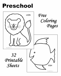 Choose your favorite coloring page and color it in bright colors. Preschool Coloring Pages And Sheets