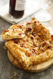 рецепт пирога из слоеного теста с ветчиной и сыром Pirog S Vetchinoj I Syrom Recept Idei Dlya Blyud Vkusnyashki Kulinariya