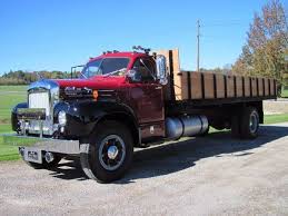 Bottled gas delivery truck body. 11 Liter Six 1957 Mack B85 Stake Body Trucks Mack Trucks Old Mack Trucks