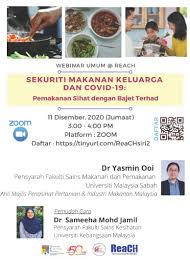 Universiti kebangsaan malaysia tidak bertanggungjawab atas sebarang kerosakan atau kesalahan maklumat yang mungkin terjadi dari kandungan yang telah dialih bahasa. Ukm Malaysia On Twitter Dijemput Sertai Webinar Umum Reach Sekuriti Makanan Keluarga Covid 19 Pemakanan Sihat Dengan Bajet Terhad Yang Disampaikan Oleh Dr Sameeha Mohd Jamil Tarikh 11 Disember 2020 Jumaat Masa