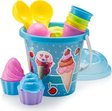 Top Race Beach Toys Sand Toys 16 Piece Ice Cream Mold Set For Kids 3 10 With Large 9 Beach Toy Bucket Pail For Kids An In 2020 Sandspielzeug Spielzeug Fur Den Strand