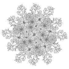 Algemene voorwaarden en privacy en cookie beleid. Bloemen Krans Kleurplaat Ontwerp Premium Vector